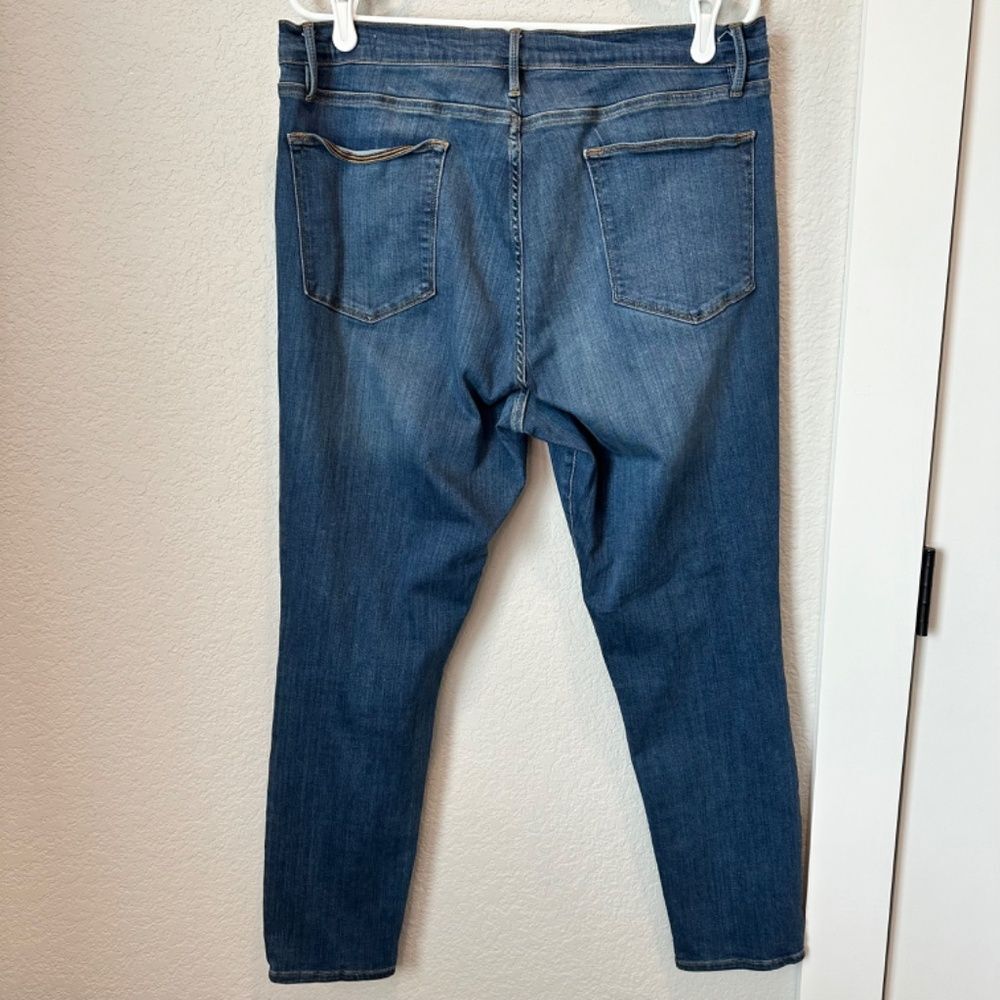 Frame Denim Le High Skinny Crop High Rise Stretchy Jeans - Size 32 - EUC - Picture 5 of 7